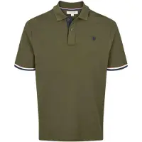 U.S. POLO ASSN. Meo Reg Pi Uspa M Polo - Khaki green - L