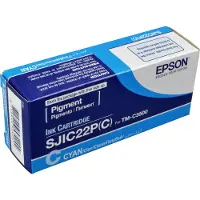 Epson SJIC22P(C)-mustekasetti, 32.5 ml, syaani