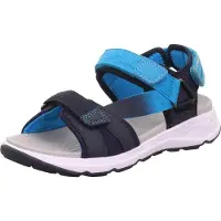 Superfit Avonaiset kengät marine / taivaansininen