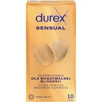 Durex Sensual Super Thin -kondomit – 10 kappaletta