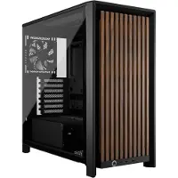 Corsair FRAME 4000D Wood RS PC-kotelo (musta)
