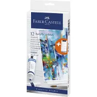 Faber-Castell Akryylimaali 12-setti