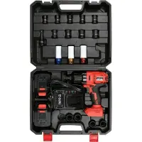 YATO Iskumutterinväännin YT-82807; 18 V; 2x3,0 Ah akku