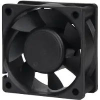 Silverstone 60 x 60 x 25mm, FTF 6025 -laitetuuletin, musta