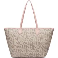 Valentino Logo - Ostoskassi harmaa,pinkki