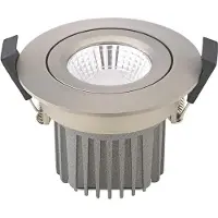 Sigor Projektivalaisin upotettava 68 Diled 10W 640lm 3000K teräs 36° dim