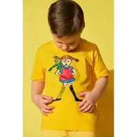 Pippi langstrømpe Pippi Och Nilsson T-Shirt - Yellow - 110
