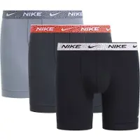 Nike Bokserit Essential Cotton Stretch 3-pack - Musta/harmaa/multicolor, koko X-Large