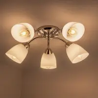 Milagro Lighting Kattovalaisin Portos , himmennettävä, Kromi/hopea, Olohuone/ruokailutila, Metalli