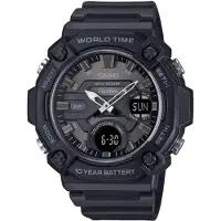 Casio Aeq-120w-1b 53.3mm 10atm Quartz Analogue/digital Kello