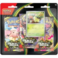 Pokémon Mega Evolution 3 Perfect Order 3 kpl Booster Pack Chikorita