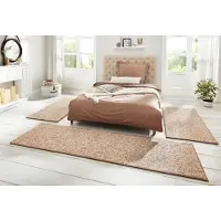 Hanse Home -mattojen setti, 3 kpl, ruskea