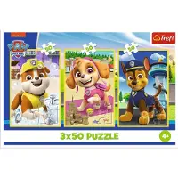 Trefl PAW PATROL Palapelisetti Meidän koiramme, 3 x 50 palaa