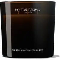 Molton Brown Luxury Scented Candle Triple Wick, Mesmerising Oudh Accord & Gold