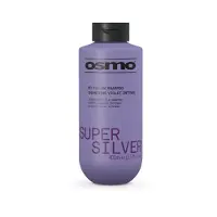 Osmo Super Silver No Yellow Shampoo keltaisuutta ehkäisevä shampoo vaaleille ja harmaille hiuksille 400 ml