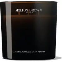 Molton Brown Luxury Scented Candle Triple Wick, Coastal Cypress & Sea Fennel