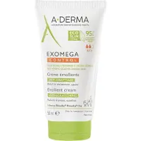 A-Derma Exomega Control Emollient Cream Anti-Scratching - Nude - 50 ML