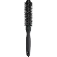 Olivia Garden Musta Label Speed Wavy Bristles pyöreä hiusharja nopeaan kuivumiseen ø 25 mm