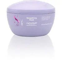 Alfaparf Milano Semi di Lino Smooth silottava naamio kurittomille ja pörröisille hiuksille 200 ml