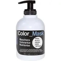 SuperMerchantEU Color Mask Nourishing Color Mask värinaamio hiuksiin sävy Black 300 ml