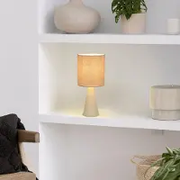 Corep Pöytävalaisin , Sally, Beige, Olohuone, Metalli, Moderni