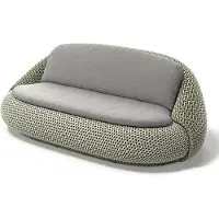 Dedon ATOLO 2-istuttava sohva C3E forest light 0220 spring mist 0221