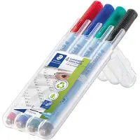 Lumocolor Marker Lumocolor Correctable M Non-P 1,0 mm - med 4 stk. ass. farver