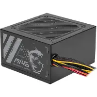 MSI MAG A500N-H, 500 W, 200 - 240 V, 50/60 Hz, Aktiivinen, 105 W, 500 W