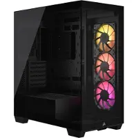 Corsair 3500X ARGB, Midi Tower, PC, Musta, EATX, Terästä, Karkaistu lasi, Pelaaminen (CC-9011278-WW)