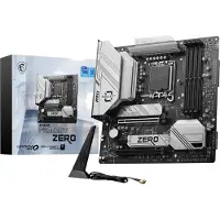 MSI B760M PROJECT ZERO - Emolevy - micro-ATX - LGA1700-asennuspaikka - B760-piirisarja - USB 3.2 Gen 1, USB 3.2 Gen 2, USB-C 3.2 Gen2, USB-C 3.2 Ge...