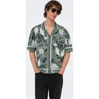 Only & Sons Onsduke Rlx Jaq Ss Shirt Knit - Green - L