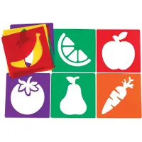 Colorations - Reusable Fruit Stencils - 12 pcs.