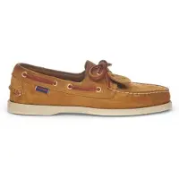 Sebago for man. 78123GW Portland Artisan Ox brown leather boat shoes Portland Artisan Ox brown (42), Flat, Laces, Casual