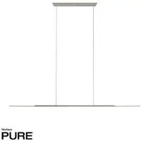 Pure Led riippuvalaisin Surface, himmennettävä, Alumiini/harmaa/sinkki, Olohuone/ruokailutila, Alumiini, Moderni