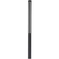 LUCANDE LED-ulkovalaisin Pirron, 230 cm, antrasiitti, IP65 Pirron, Musta, Alumiini, Moderni