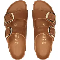 Birkenstock Arizona Big Buckle Leoi Cognac Hex - Brown - 38