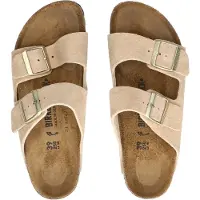 Birkenstock for woman. 1029260 Leather Arizona Leve Sandals (Narrow Fit) beige (38), Flat, None, Casual