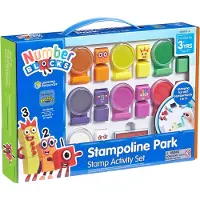 Learning Resources Numberblocks Stampoline Park Stamp Activity Set - Multi/patterned - ONE SIZE