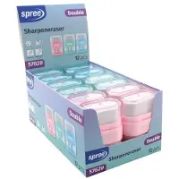 Spree Pencil sharpener/erasers 1 pcs.
