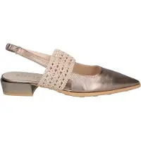 Hispanitas for woman. HV264866 Turin grey shoes (37), Leather, Flat, 1 to 3 cm, None, Casual, Party, Classic, Taupe