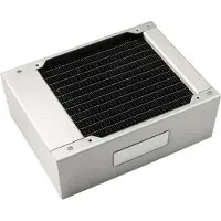 Watercool HEATKILLER RAD 120-L Stainless Steel, 120mm jäähdytin, ruostumaton teräs