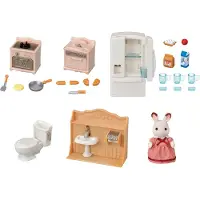 Sylvanian Families Huonekalu-aloituspakkaus ja Suklaapupuäiti