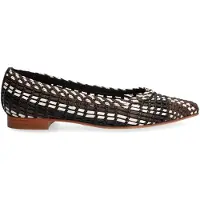 Alpe for woman. 551967 Brown Audrey leather ballerina pumps (39), Flat, None, Casual