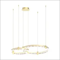 Valotorni Elegance riippuvalaisin 72W LED 4000K 4600lm kulta