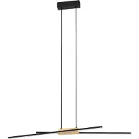 Eglo Led riippuvalaisin Panagria, himmennettävä, Musta, Olohuone/ruokailutila, Alumiini, Moderni
