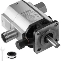 Vevor hydraulinen puunhalkaisupumppu, 13 GPM, 2-vaiheinen 3000 PSI puunhalkaisupumppu, 1'' sisääntulo 1/2'' NPT ulostulo 3600 RPM alumiininen hydraulinen hammaspyöräpumppu, pienimoottoriseen asennukse