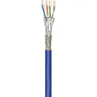 Goobay CAT 7A+ verkkokaapeli, S/FTP (PiMF), sininen