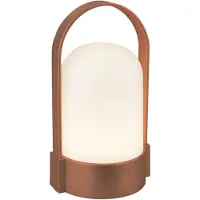 Briloner Asa pöytävalaisin IP44 0,2W 3000K ruskea