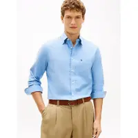 Tommy Hilfiger Light Oxford Solid Sf Shirt - Blue - XXL