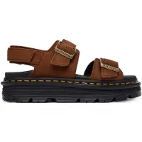 Dr. Martens Zebzag Sandal Sepia Brown Tumbled Nubuck - Brown - 41